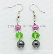 Fashion Hematite Glass Beads Earring